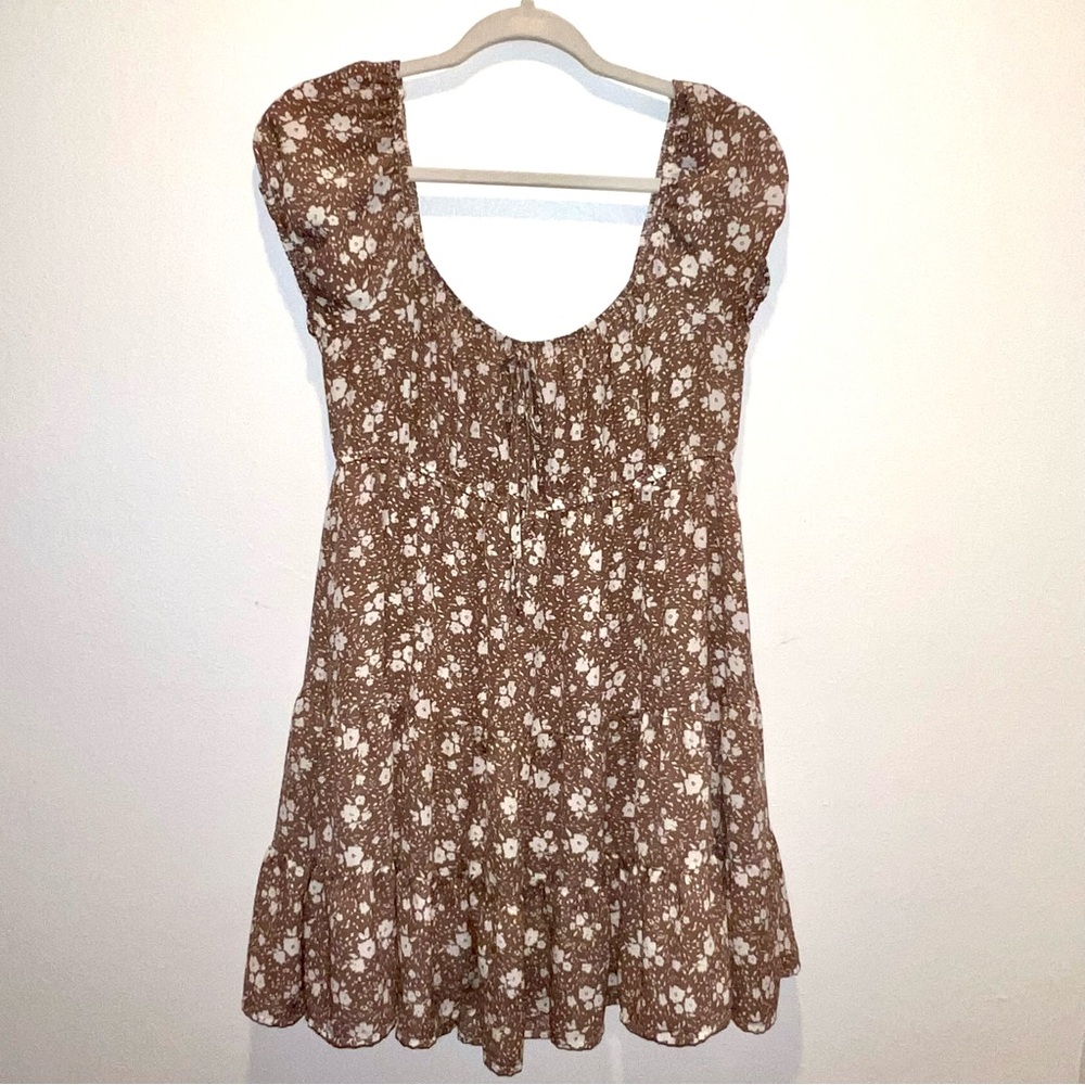 Altar'd State Brown Floral Dress Size M